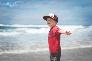 child beach photo session