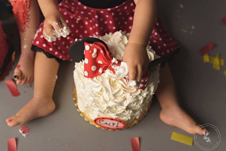 marie grantham Photography first birthday cake smash photographer Las Vegas mickey mouse details shots