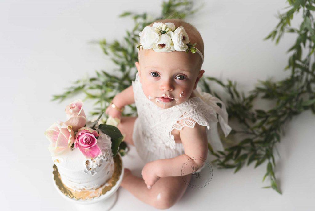 Baby Cake Smash Photographer Las Vegas Boho Cake Smash adoption