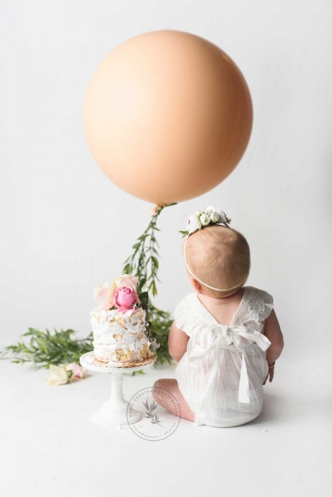 Baby Cake Smash Photographer Las Vegas Boho Cake Smash and boho outfit