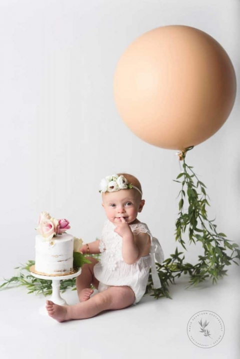 Baby Cake Smash Photographer Las Vegas Boho Cake Smash boho style