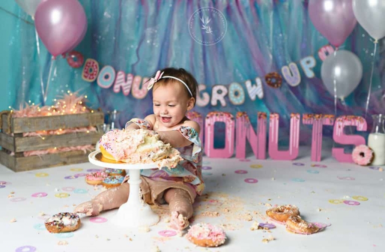 marie grantham Photography baby smash cake photographer Las Vegas birthday party