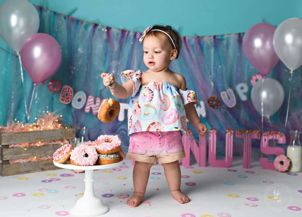 marie grantham Photography baby smash cake photographer Las Vegas donuts