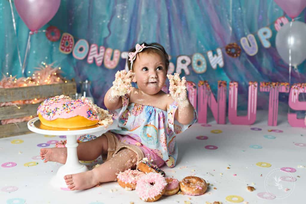 marie grantham Photography baby smash cake photographer Las Vegas first birthday photos