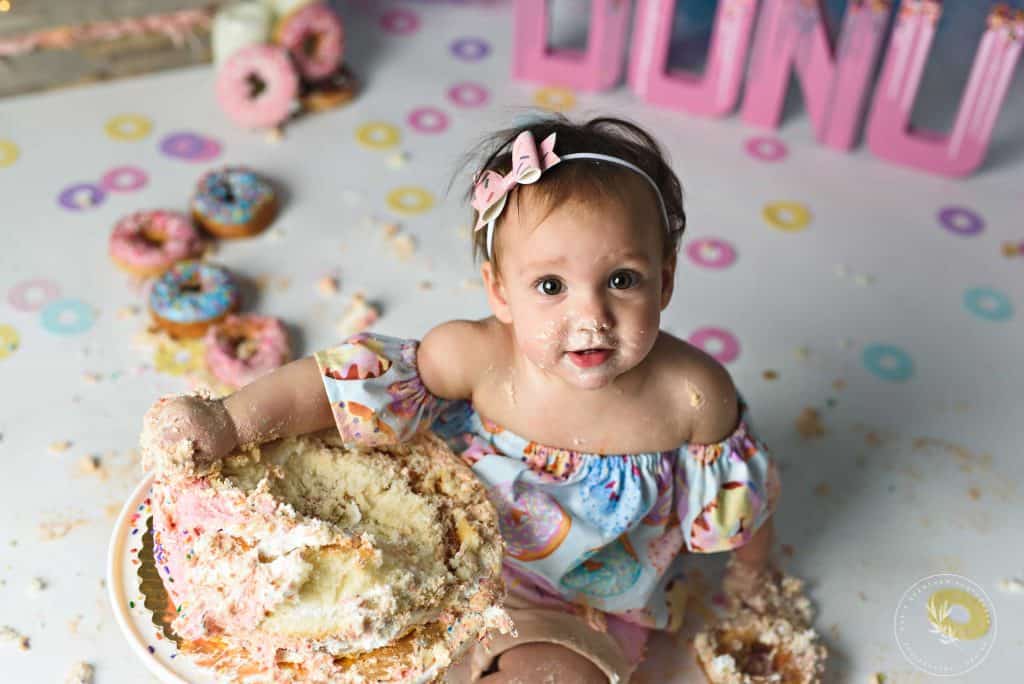 marie grantham Photography baby smash cake photographer Las Vegas sprinkles